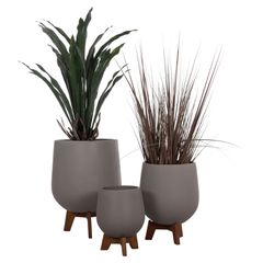 ΣΕΤ 3 ΓΛΑΣΤΡΕΣ ΜΕ TEAK ΒΑΣΕΙΣ TRYLL HM4681.03 FIBER CEMENT--ΓΚΡΙ
