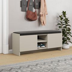 Παπουτσοθήκη Zulla Megapap χρώμα sandstone 110x37x43εκ.