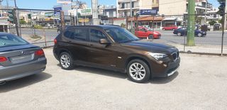 Bmw X1 2011 -χλμ 129000-ηλεκτρική οροφή-δερμάτινα-ελληνικό-βιβλίο σέρβις-thumb-1