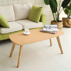 Τραπέζι σαλονιού Komela mdf σε φυσική απόχρωση 100x48x45cm