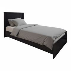 Κρεβάτι Athos pakoworld σε wenge απόχρωση 90x190εκ
