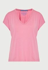 Funky Buddha Γυναικείο T-shirt με V Λαιμόκοψη - The Basics Collection FBL013-111-04