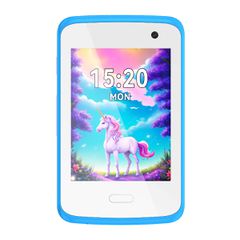 XO H150 Smart 2G Παιδικό Κινητό Τηλέφωνο 2.8 Λευκό+Μπλε