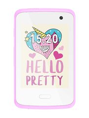 XO H150 Kids Smart 2G Cell Phone 2.8 Screen 30W Pixel White+Purple
