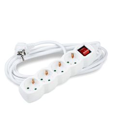 Technik Πολύπριζο 4 Θέσεων 3x1,5mm 5m με Διακόπτη