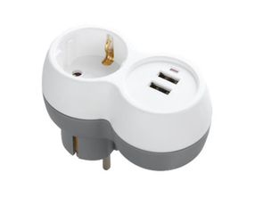 Technik Professional Πρίζα 1 Θέση + 2 USB-A 16A