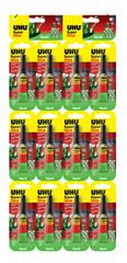 UHU Superglue Υγρή Κόλλα Jumbo 3g B12 (12τμχ)