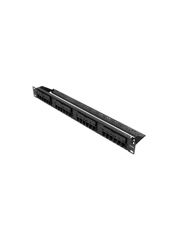 24 Port Patch Panel 1U Πρεσσαριστό για Rack