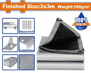 Wadfow WTQ8833 Αδιάβροχος Μουσαμάς 180gr/m² 3x3m