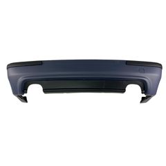 Πίσω προφυλακτήρας BMW E39 sedan με διπλό diffuser - M5 design χωρίς ανοίγματα parktronic