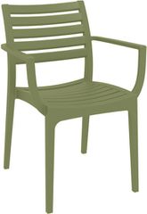 ARTEMIS OLIVE GREEN ΠΟΛΥΘΡΟΝΑ ΠΟΛ/ΝΙΟΥ 58X58X83.5εκ.