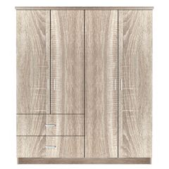 Ντουλάπα ArteLibre CANDY CANE Φυσικό Χρώμα 160x50x195cm