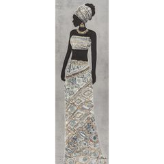Πίνακας ArteLibre "Γυναικεία Φιγούρα" Καμβάς 40x120cm
