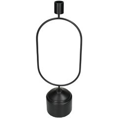 Κηροπήγιο ArteLibre Μαύρο Μέταλλο 13x8.5x36cm