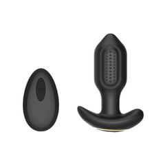 Toosh Remote Controlled Aluminioum Vibrating Butt Plug-thumb-7