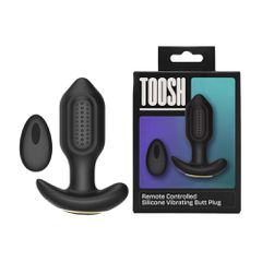 Toosh Remote Controlled Aluminioum Vibrating Butt Plug-thumb-6