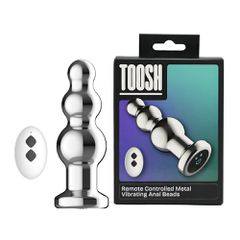Toosh Remote Controlled Metal Vibrating Anal Beads-thumb-5