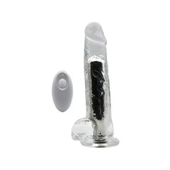 Loving Joy 8 Inch Remote Vibrating Dildo-thumb-4