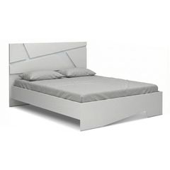 Κρεβάτι Efes Megapap χρώμα λευκό 160x200εκ.