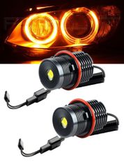 Λάμπες Αυτοκινήτου Angel Eyes για BMW E87 / E39 / E61 / E63 / E64 / E65 / E66 / E83 X3 / E53 X5 / E60 LED Πορτοκαλί 5W Can Bus Χωρίς σφάλματα 2τμχ. FZKRU1001