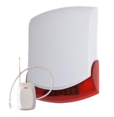 ML-500W RED UNIVERSAL Ασύρματη σειρήνα για εξωτερική χρήση 12V