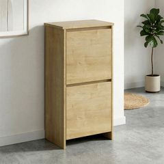 Παπουτσοθήκη Port Megapap χρώμα sapphire oak 48x31x92εκ.
