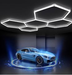 Hexagon Series Set 5*HEX 192W (Με αξεσουάρ εγκατάστασης) Ψυχρό Λευκό