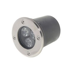 Φωτιστικό Led Δαπέδου Χωνευτό 220V 3x1Watt Θερμό Λευκό