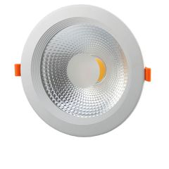 Φωτιστικό Led COB Στρογγυλό 30watt Θερμό λευκό - TUV PASS