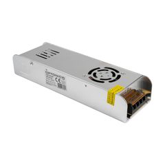 Τροφοδοτικό Μεταλλικό Slim 360W Για 12V Ταινία 30A Σταθεροποιημένο