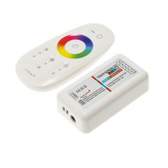 Ασύρματο RGB Λευκό Controller Αφής με Dimmer για ταινία Led 288w