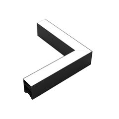 LED Σύνδεση Γραμμικού Σχήματος Λεπτό Linkable 8W Μάυρο Φυσικό Λευκό