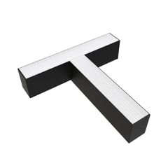 LED Σύνδεση Γραμμικού Σχήματος Λεπτό Linkable 12W Μάυρο Φυσικό Λευκό