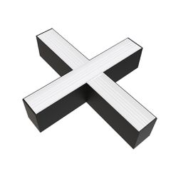 LED Σύνδεση Γραμμικού Σχήματος 15W Μάυρο Φυσικό Λευκό Slim Linkable