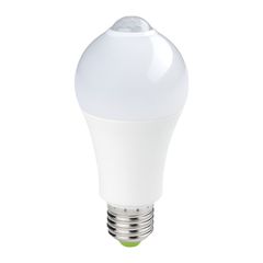 Led Λάμπα A60 E27 7W Με Αισθητήρα PIR Φυσικό Λευκό