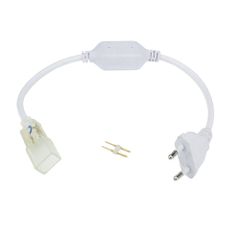 Led Neon-Flex Καλώδιο Τροφοδοσίας + Σύνδεσμος + Τάπα