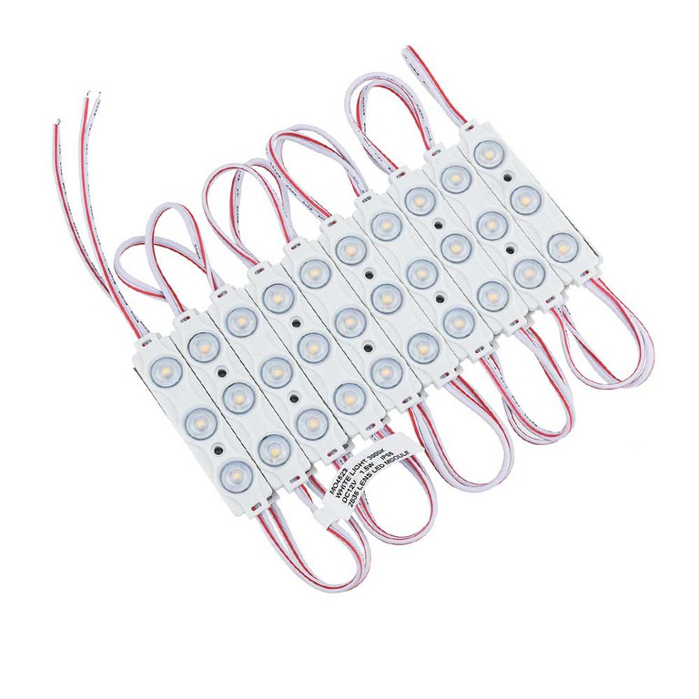 LED LENS MODULE 3 2835 160° DC12V 1.5W IP65 6500K