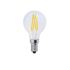 Filament E14 Λάμπα Led G45 4W 400Lm Θερμό λευκό