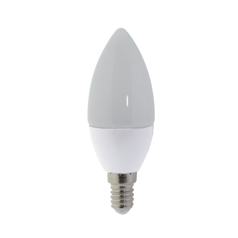 Dimmable Λάμπα Led Κερί E14 6W Θερμό λευκό
