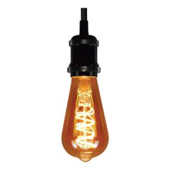 Dimmable Λάμπα Led Filament E27 ST64 4W Deco Θερμό Λευκό