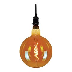 Dimmable Λάμπα Led Filament E27 G200 6W Art Θερμό Λευκό
