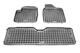 Λαστιχένια πατάκια FORD Galaxy (1995-2006) / VW Sharan / SEAT Alhambra (1995-2010) - τύπου σκαφάκι - 3τμχ., Rezaw Plast