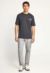 Funky Buddha Ανδρικό Relaxed T-shirt με Τύπωμα στην Πλάτη FBM013-087-04-thumb-2