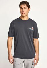 Funky Buddha Ανδρικό Relaxed T-shirt με Τύπωμα στην Πλάτη FBM013-087-04