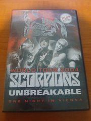 DVD Scorpions unbreakable world tour one night in Vienna 2004