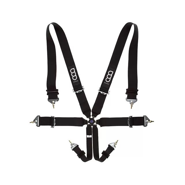 GP Race 6p Harness Pro Black
