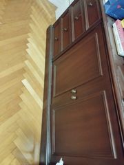 βιβιλιοθήκη και γραφείο από μαόνι-thumb-4