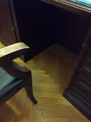 βιβιλιοθήκη και γραφείο από μαόνι-thumb-15