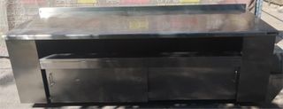 Ερμάριο Ανοξείδωτο Με 2 Συρόμενες Πόρτες 250x80x86Cm - Μεταχειρισμένο.