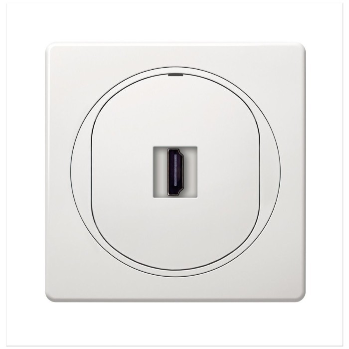 EON HDMI/HDMI socket Keystone, white